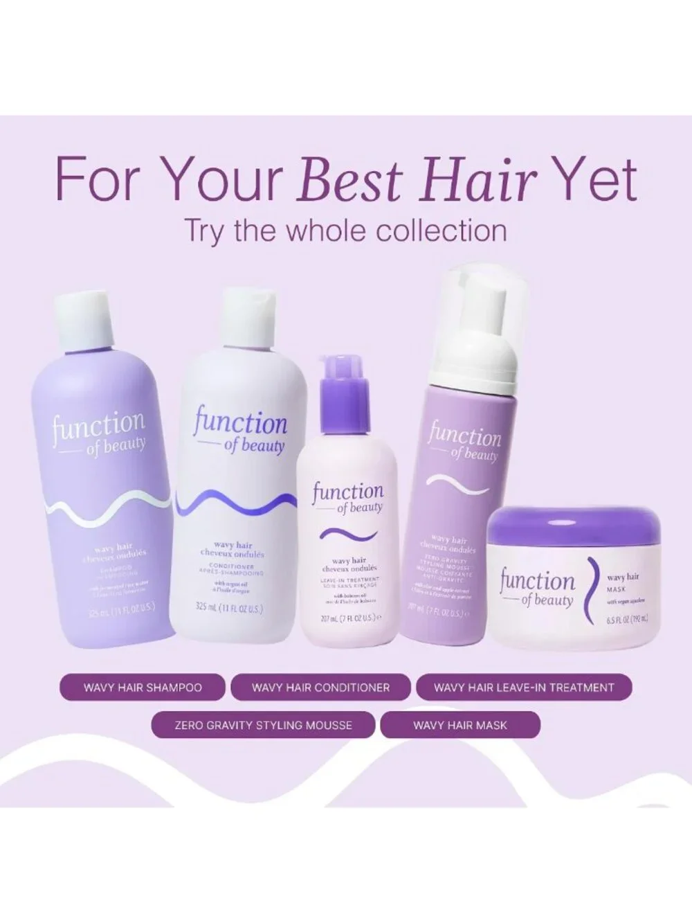 Wavy Hair Shampoo & Conditioner XL Set - Anti-Frizz, Lightweight, Hydrating Duo